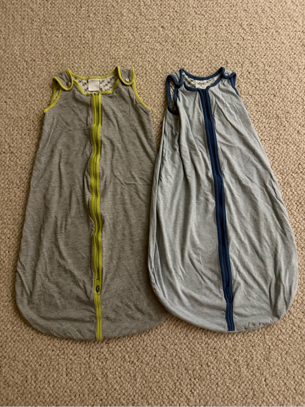 Deedee Baby Sleeveless Sleep Sack Pajamas x 2